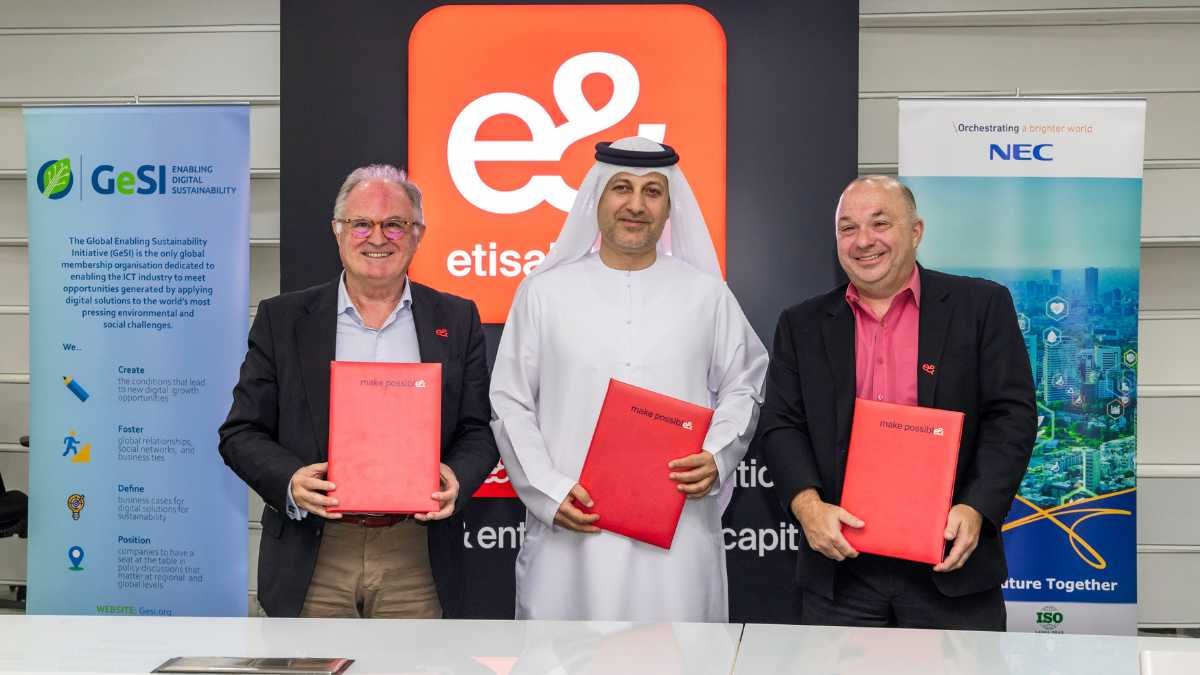e&'s Game-Changing Partnership with NEC and GeSI!