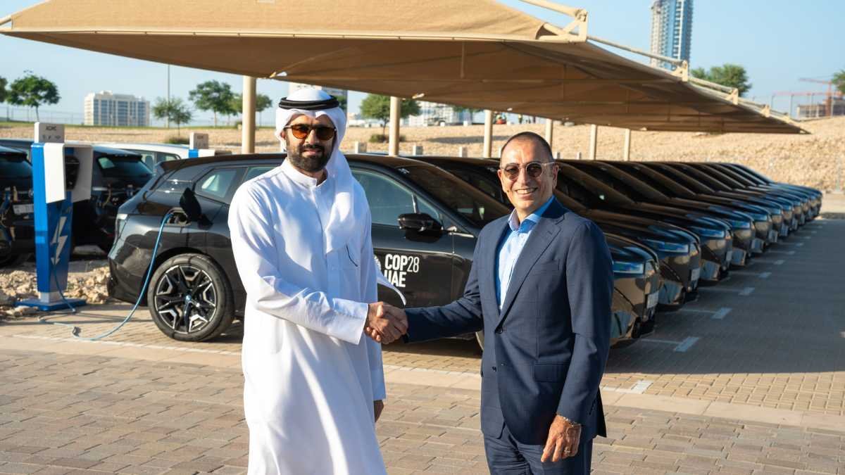 BMW's 20 EV Charging Stations at Dubai Autodrome
