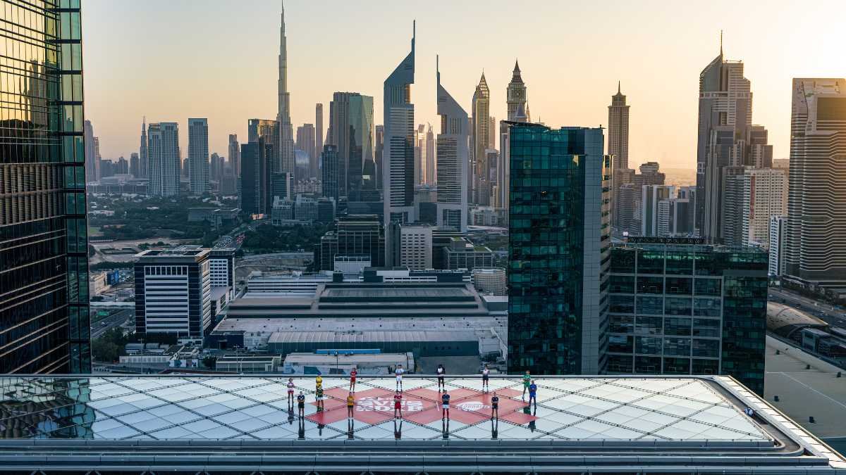 Emirates Dubai 7s and High-Flying Stunts