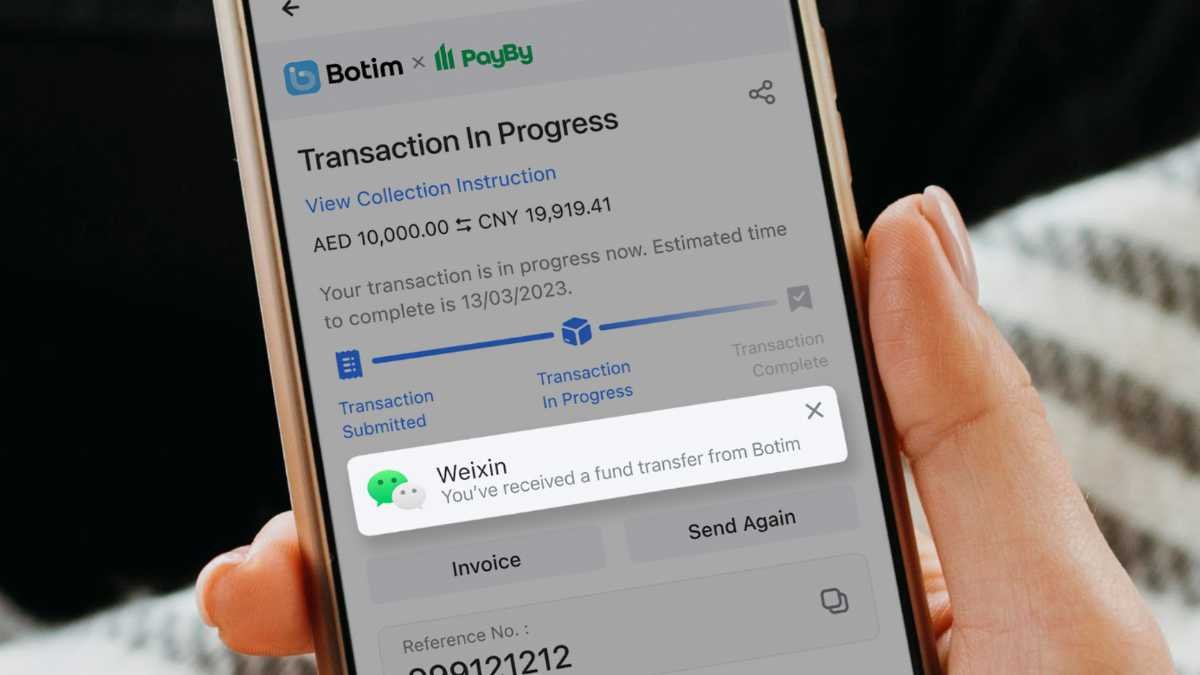 UAE Botim Users Can Now Send Money to 1 Billion WeChat Users in China!