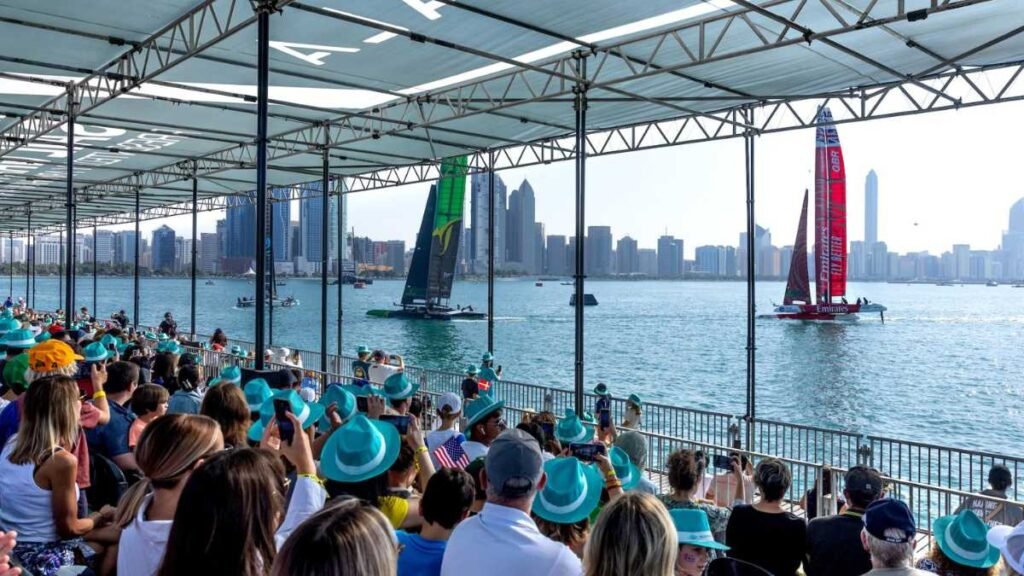 Team Spain Dominates Day One in Abu Dhabi Sail Grand Prix!