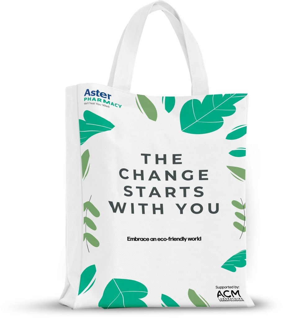 Aster Pharmacy Go Green Carry Clean