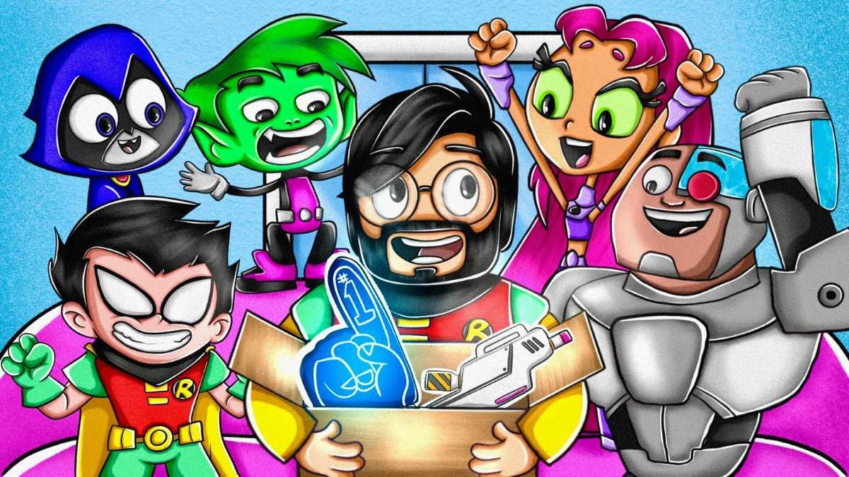 Cartoon Network Mena Partners With Popular Roblox Youtuber Rawaf For An Epic Teen Titans Go!