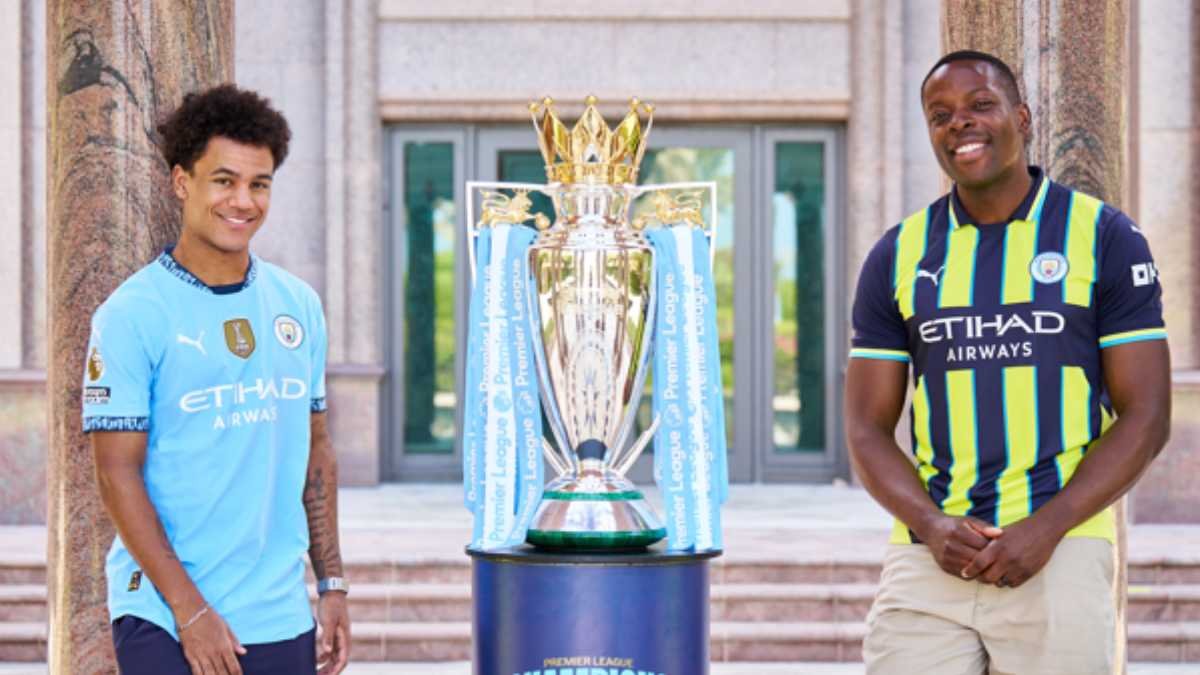Iconic Trophies From Manchester City’s Historic 4 In A Row Season And Meet First Team Star Oscar Bobb In Abu Dhabi