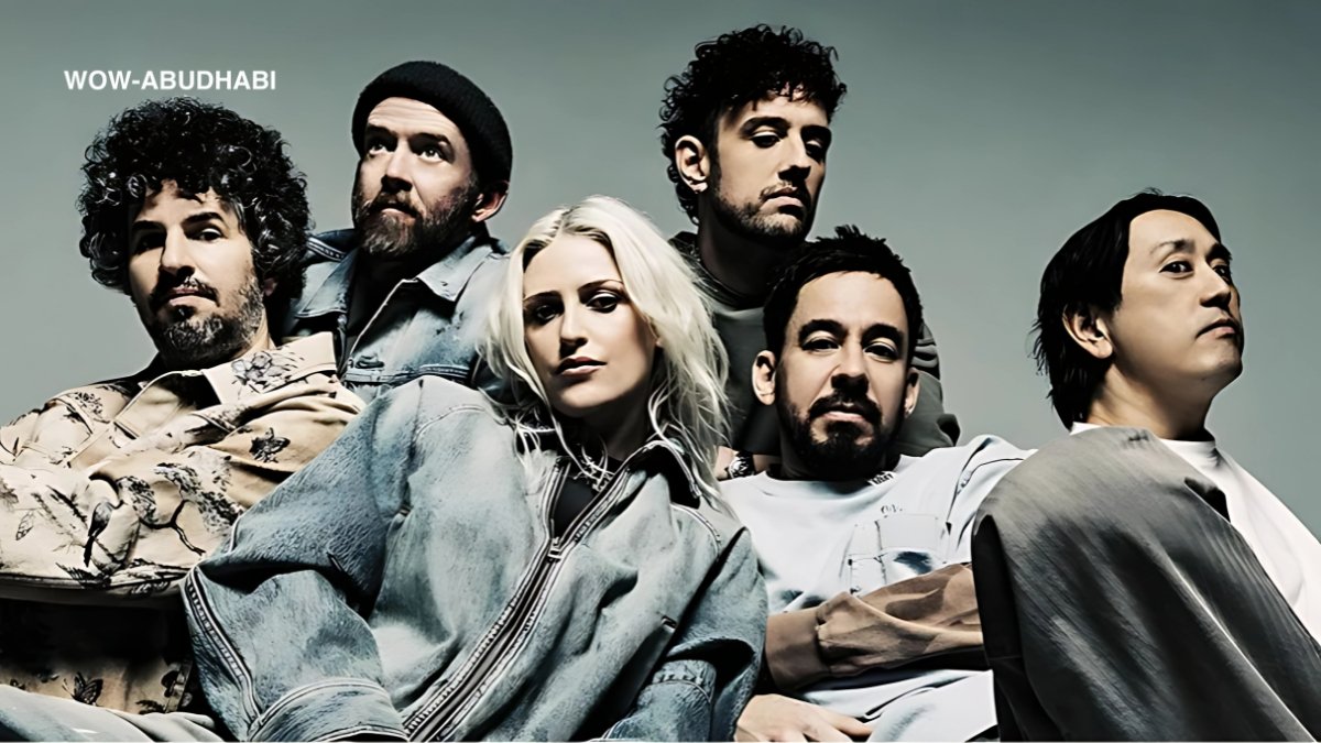 Linkin Park From Zero World Tour poster Abu Dhabi