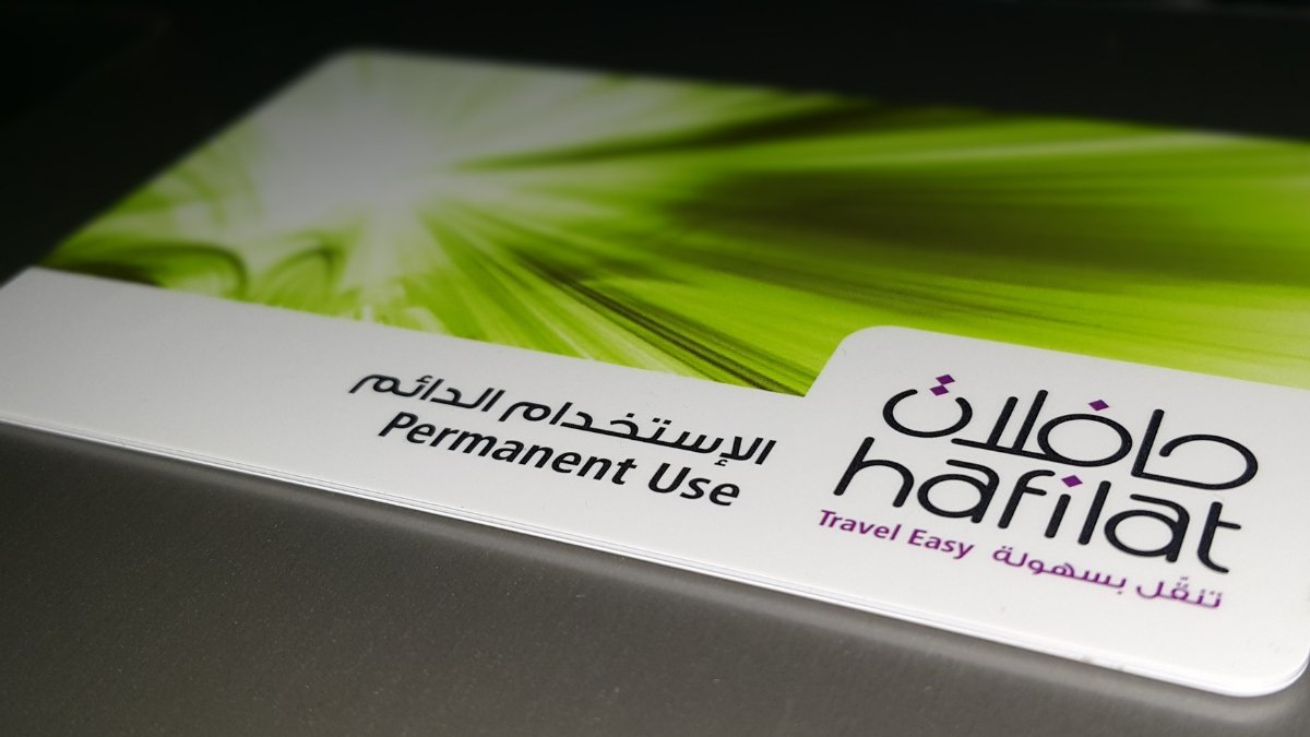 Hafilat Smart Card for unlimited bus rides
