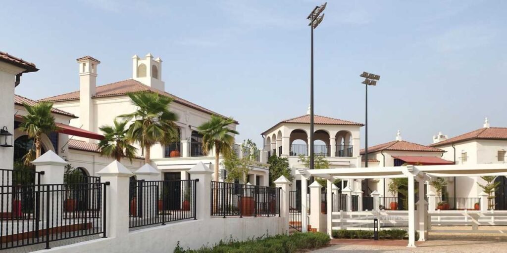 ADREA campus buildings, stables and arenas on Jubail Island, Abu Dhabi