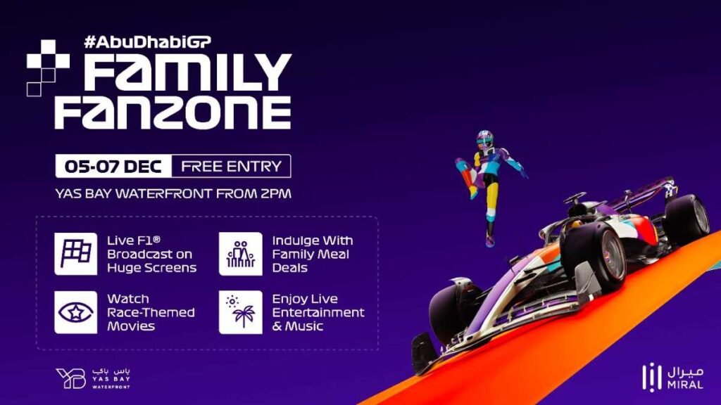 Yas Bay Waterfront Turns Into the Ultimate Family Fanzone This Race Weekend